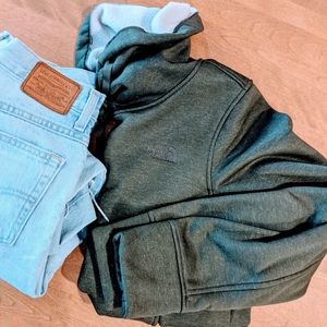 The North Face Cowl Neck Olive Green